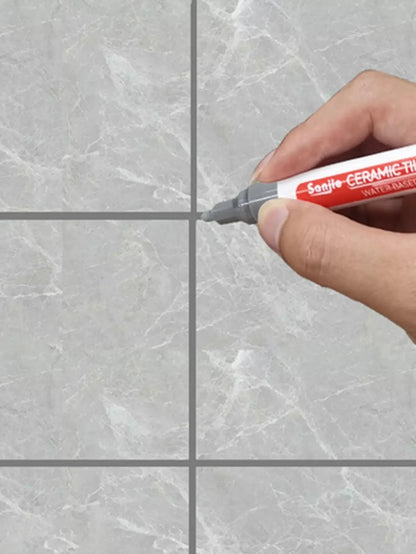 1/5/10/30PC Ceramic tile bathroom wall floor tile gap color repair anti-mildew waterproof whiteboard color repair pen - imag…