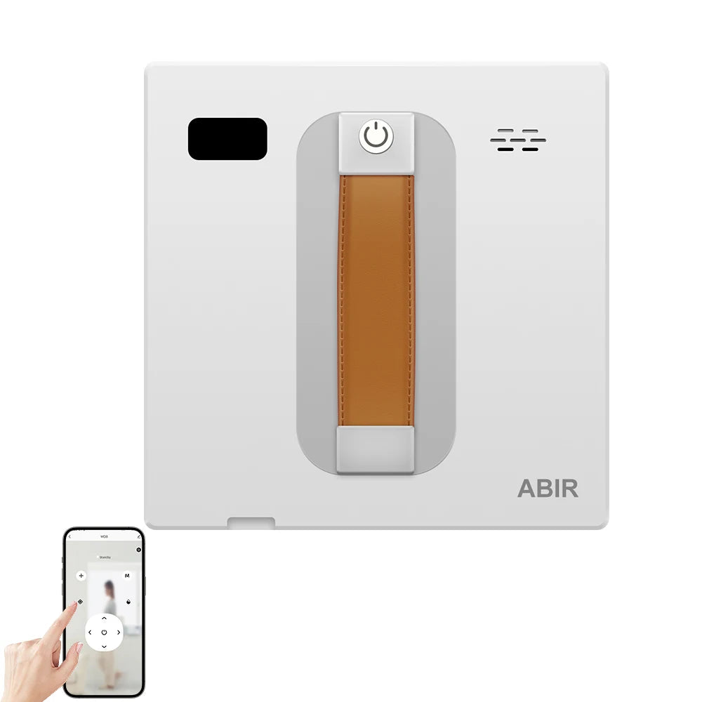 ABIR WD8 Robot Window Vacuum Cleaner,Dual Water Spray,Laser Sensor,Smart Home Glass Wall Wet Dry Cleaning ,APP&Remote Contro…