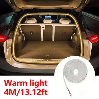 Car High Brightness Trunk Lighting Ambient Light Interior Decoration LED Wiring Free Automatic Sensing Tailgate Light Strip…