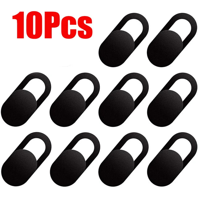 Webcam Cover Shutter Magnet Slider Plastic Camera Cover for iPad Tablet Web Laptop Pc Camera Mobile Phone Lenses Privacy Sti…