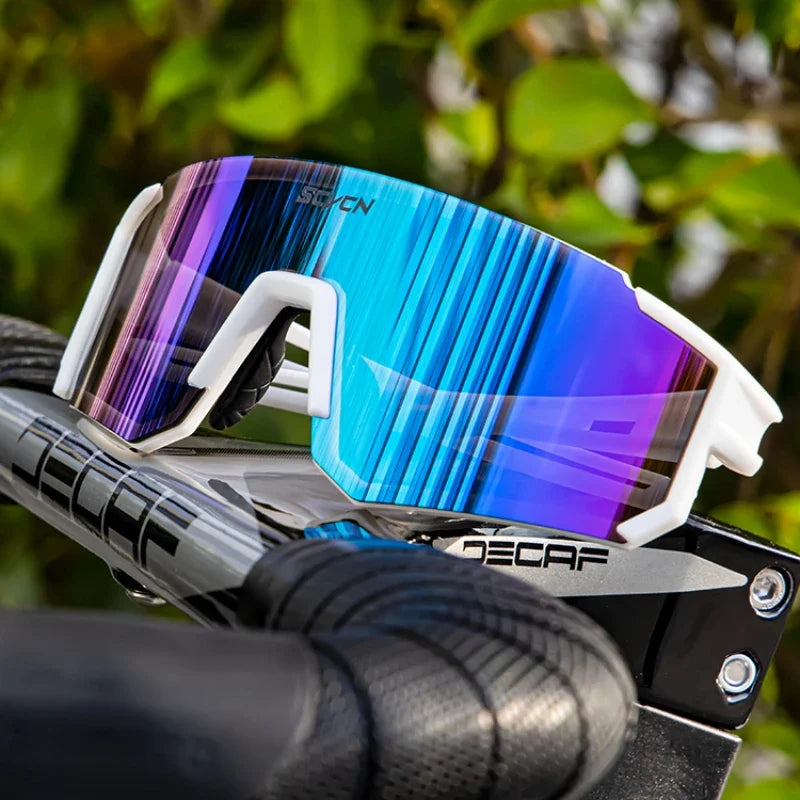 SCVCN New Outdoor Cycling Sunglasses Men Women MTB Driving Bike Glasses Sports Climbing Protective Glasses Bicycle UV400 Gog…