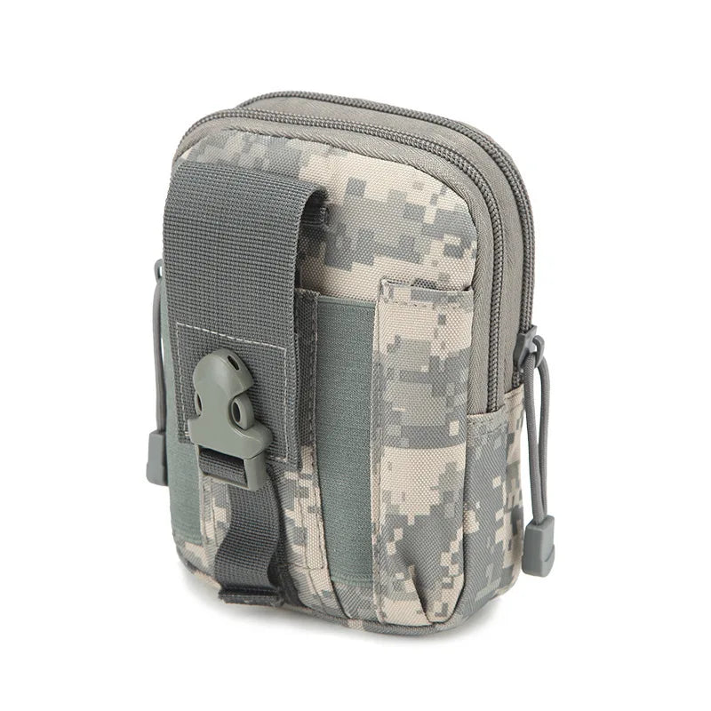 Molle Pouch Belt Waist Pack Men Small Pocket Survival Tool Bag for Running Travel Camping Hunting Airsoft - image 14