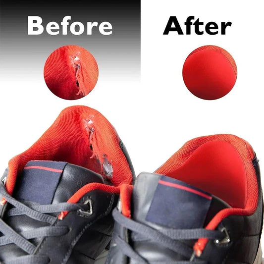 6pcs Sports Shoes Repair Stickers Suede Heel Protector Anti-Wear Repair Holes Self-adhesive Patches Insoles Pad Foot Care In…