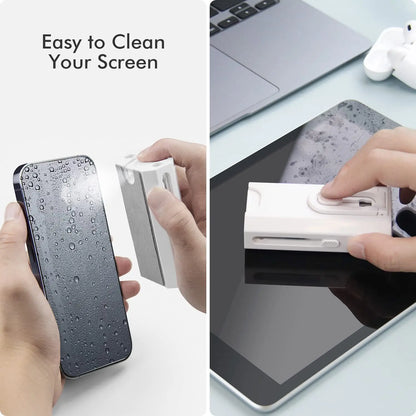 8 in 1 Cleaning Kit Computer Keyboard Cleaner Brush Earphones Cleaning Pen For Headset IPad Phone Cleaning Tools Keycap Pull…