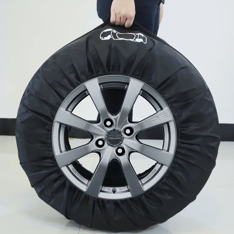 Tire Storage Bags Dustproof Waterproof S/L Universal Car Spare Cover Case Polyester Vehicle Wheel Protector Portable Wheel B…