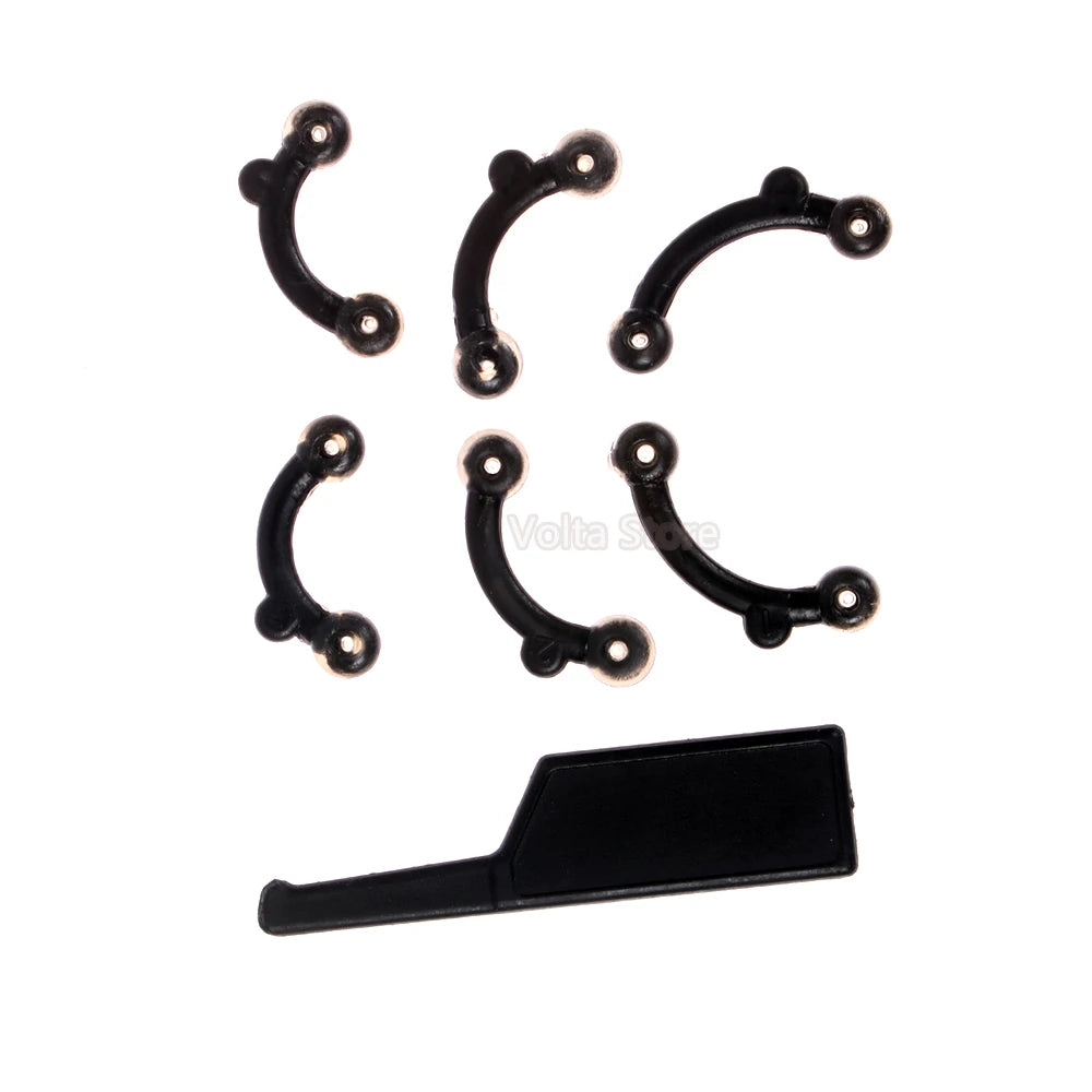 6pcs/set Nose Clip Corrector Massage Tool Nose Up Lifting Shaping Clip Clipper Shaper Bridge Straightening Women Girl Nose M…
