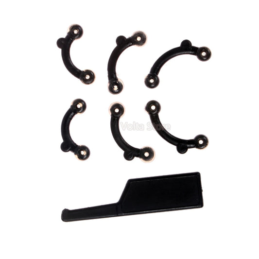6pcs/set Nose Clip Corrector Massage Tool Nose Up Lifting Shaping Clip Clipper Shaper Bridge Straightening Women Girl Nose M…