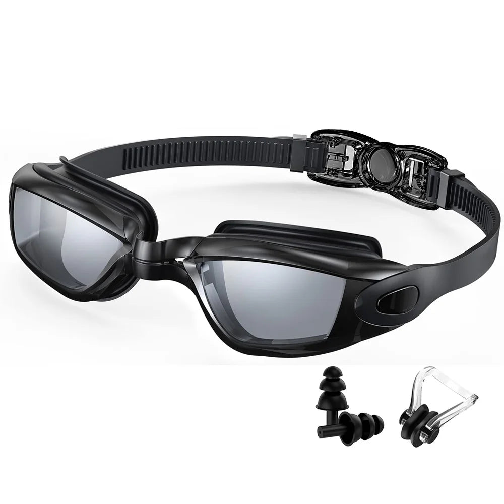 Swimming Goggles Professional Waterproof Swim Eyewear Glasses Anti-fog 100% UV Protection No Leaking For Adult Men Women You…