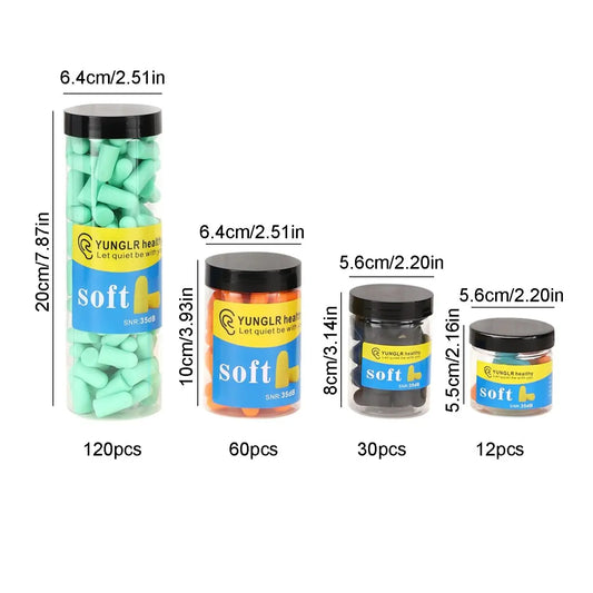 Ear Plugs Earplugs Noise Reduction Ear Plug Foam Oordopjes Slapen Sleep Anti Noise Reduction Music Cancelling Insulation Ear…