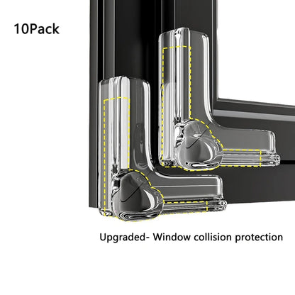 4Pcs/10PCS Children Baby Safety Silicone Protector Table Corner Edge Protection Cover Children Anticollision Edge Guards - i…