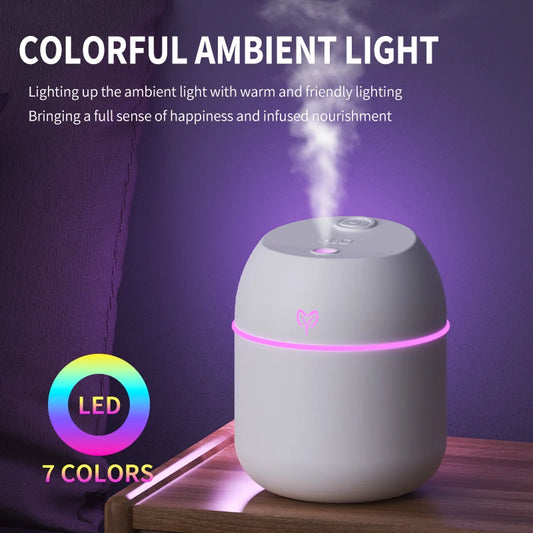 220ML big fog amount usb air humidifier Small desktop humidifier home intelligent car aromatreatment machine - image 2