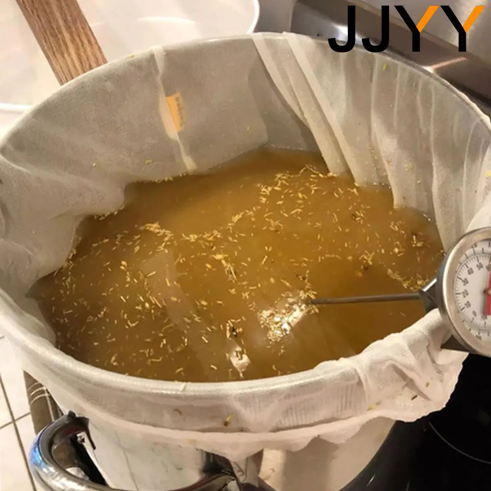 JJYY Beer Homebrew Filter Bag for Brewing Malt Boiling Wort Mash Strainer Tool Mesh Nylon Food Strainer Bag Nut Milk Juice F…