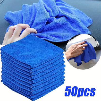 10Pcs Microfiber Towels Car Wash Drying Cloth Towel Household Cleaning Cloths Auto Detailing Polishing Cloth Home Clean Tool…