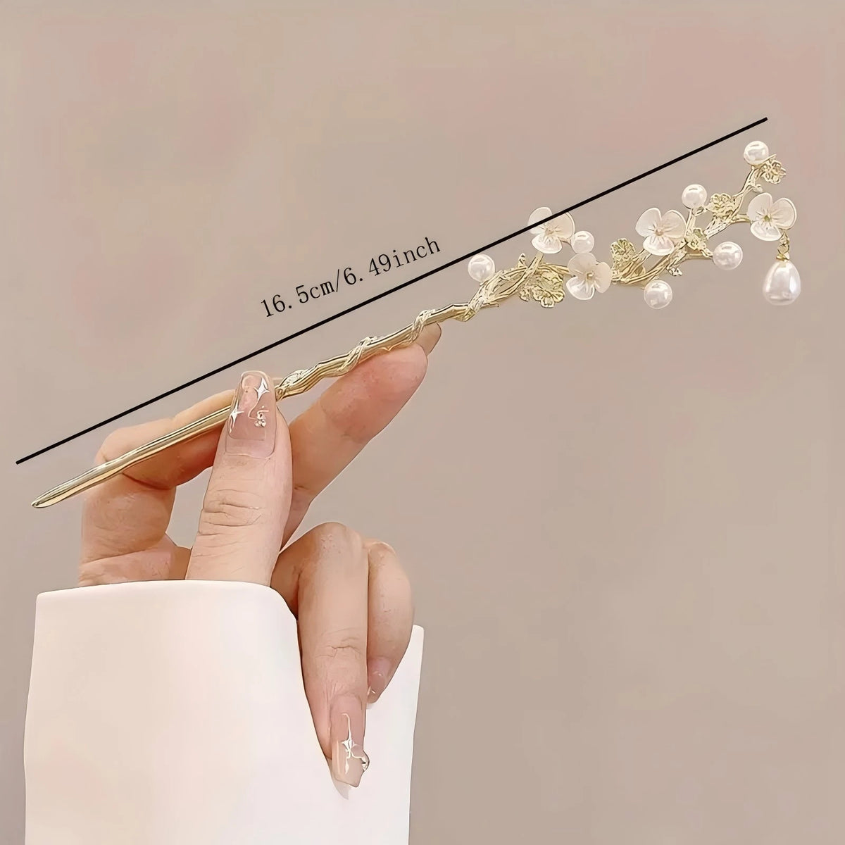 1/6pcs Elegant Chinese Style Tassel Hair Stick Traditional Floral Design Hairstyle Accessory Women Jewelry Hairpin Hairneedl…