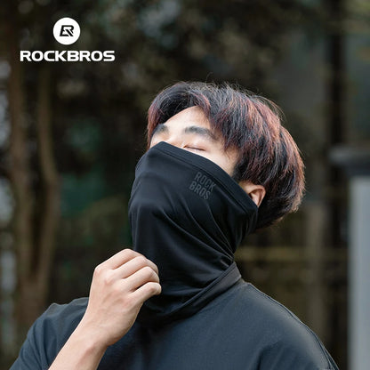 ROCKBROS Winter Keep Warm Cycling Face Mask Fleece Hiking Camping Ski Balaclava Neck Scarf Windproof MTB Road Bicycle Bike M…