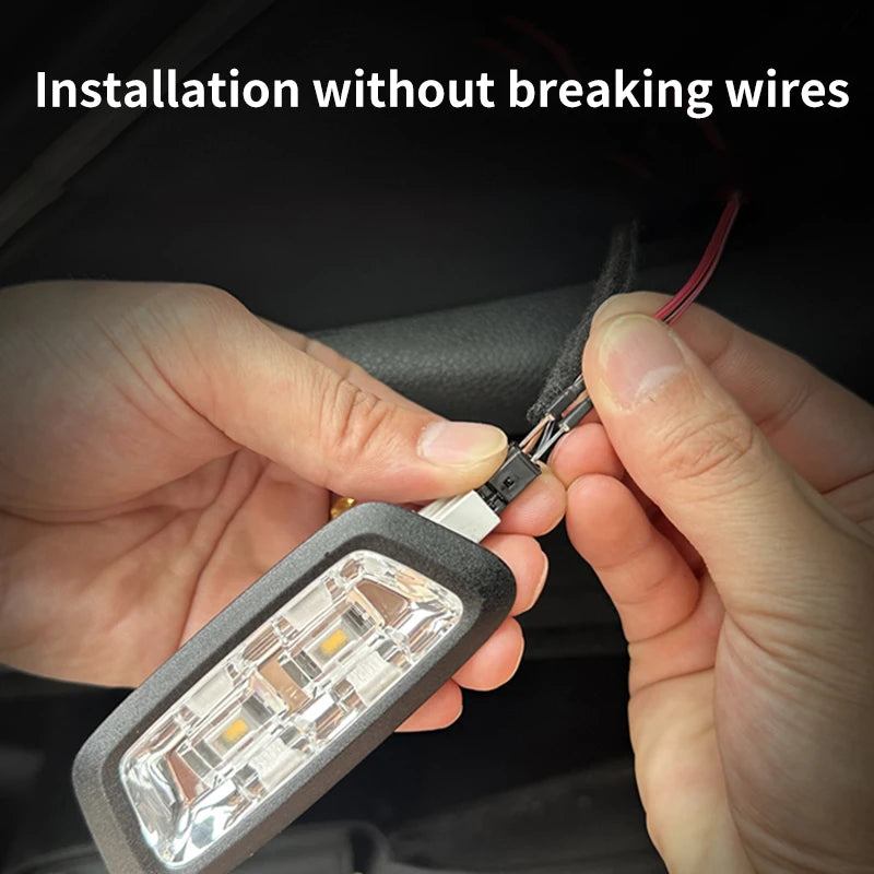 Car high brightness trunk lighting ambient light interior decoration LED wiring free automatic sensing tailgate light strip…