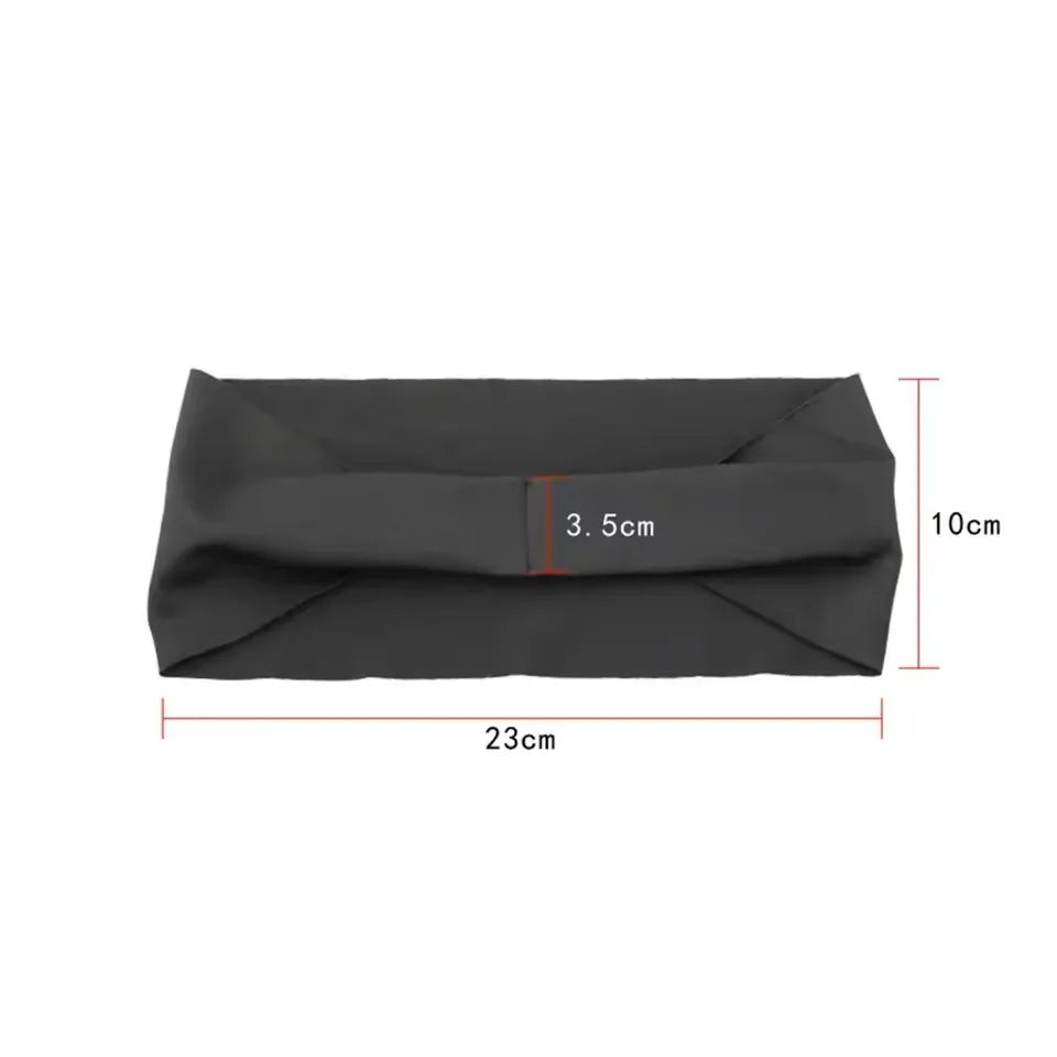 Elastic Sports Headbands Sweat Absorption Headdress Quick Dry Workout Headband Anti-slip Breathable Sweatbands for Yoga Runn…