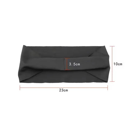 Elastic Sports Headbands Sweat Absorption Headdress Quick Dry Workout Headband Anti-slip Breathable Sweatbands for Yoga Runn…