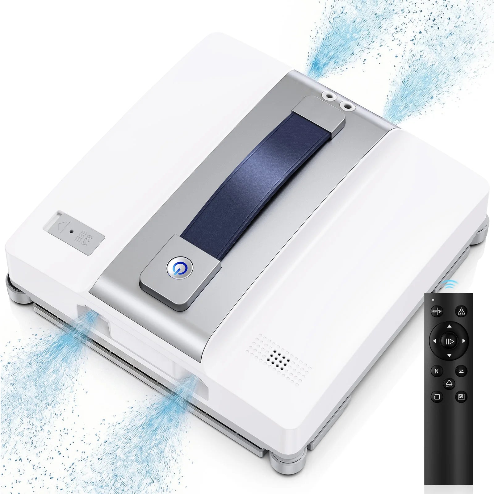 Lubluelu Robot Window Washer 8-Layer Safety Protection 9000Pa Suction Intelligent Path Edge Cleaning Home Glass Cleaning Rob…