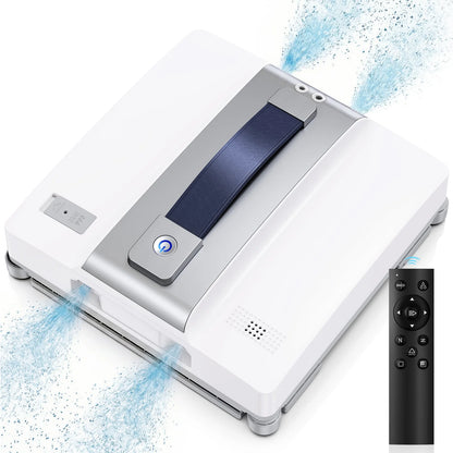 Lubluelu Robot Window Washer 8-Layer Safety Protection 9000Pa Suction Intelligent Path Edge Cleaning Home Glass Cleaning Rob…