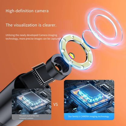 7.0MM TYPE-C Endoscope Camera IP67 Waterproof 6 LEDs Adjustable USB Android Flexible Inspection Borescope Cameras for Phone…
