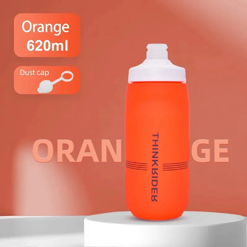 ThinkRider 620ml/750ml Bicycle Bottle MTB Road Bike Water Bottle Outdoor Sports Plastic Portable Large Capacity Drink Cyclin…