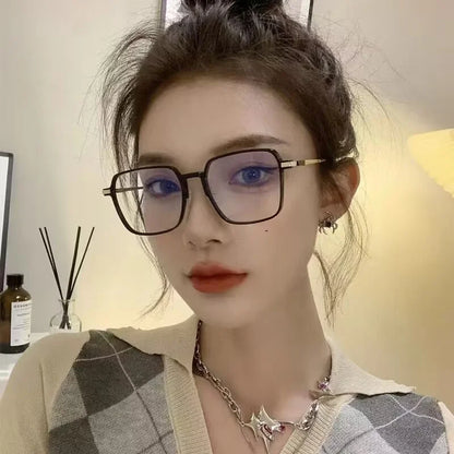 Photochromic Anti Radiation Glasses Metal Eyeglass For Woman Men - image 6
