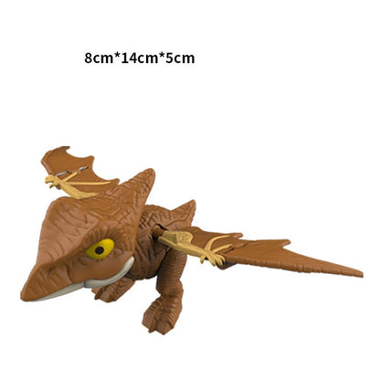 Jurassic Finger Dinosaur Triceratops Tyrannosaurus Model Toys for Kids Creative Finger Biting Dinosaurs Interactive Toy Boy…