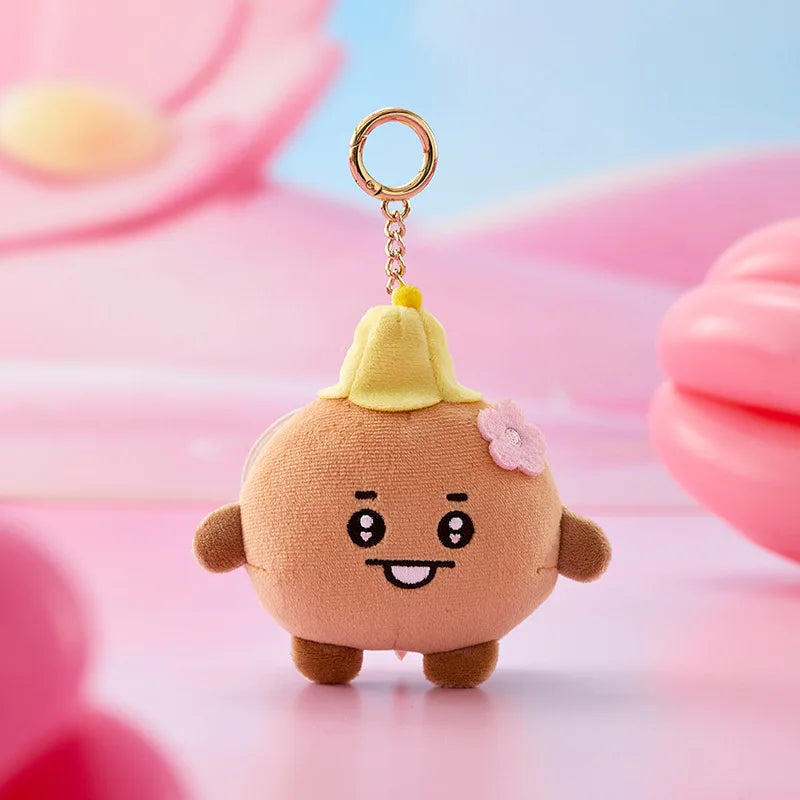 BT21 Chimmy Cooky koya Shooky Tata Creative Anime Peripheral Cartoon Keychain Personality Cute Backpack Decorative Doll Pend…
