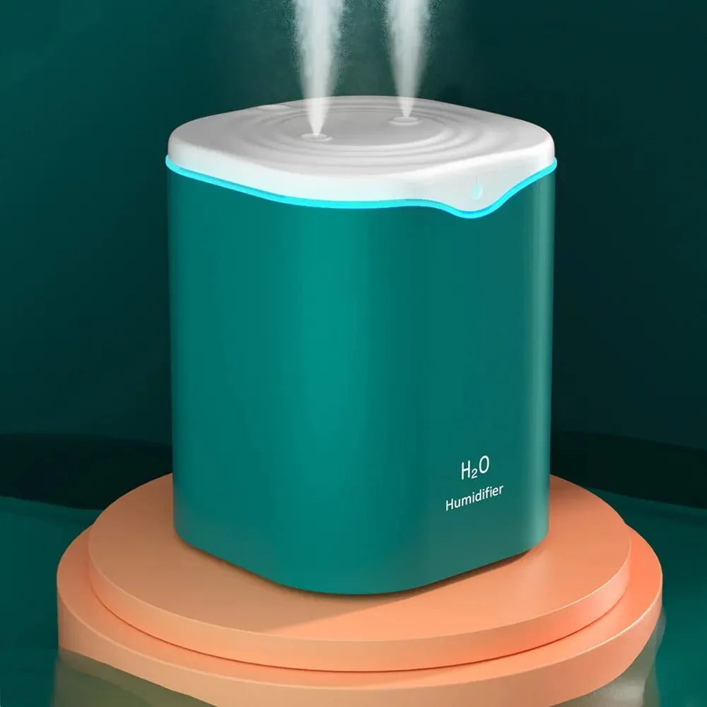 Large Capacity Dual Spray Humidifier Usb Home Bedroom 2L Silent Water Replenisher Air Purifier Wireless Water Diffuser Offic…