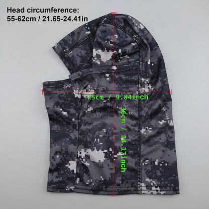Summer Men's Women's Elastic Breathable Balaclava Hat Sunscreen Cycling Full Face Mask Scarf For Hiking Fishing Skiing - ima…