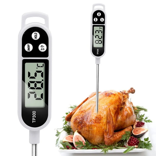 Stainless steel probe cooking food, barbecue stove, water, milk, oil, liquid meat, digital kitchen thermometer kitchen tools…