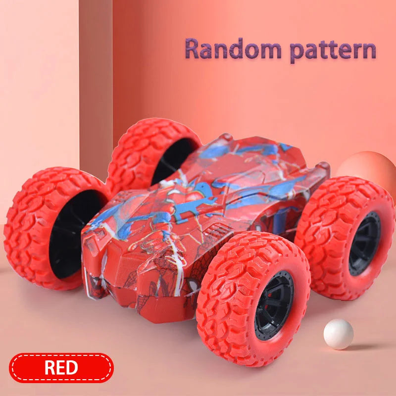 Children's Toy Car Fun Double-Sided Car Inertial Safety Anti-Collision Anti-Fall Kids Model Sliding Off-Road Vehicle - image…