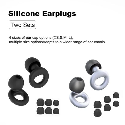 Silicone Earplugs for Swimming Sleep Noise Cancel Noise Reduction-Soundproof Reduce Disturbances -Quality Earplugs - image 36
