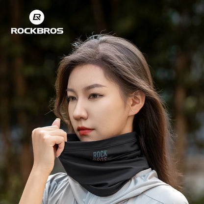 ROCKBROS Winter Keep Warm Cycling Face Mask Fleece Hiking Camping Ski Balaclava Neck Scarf Windproof MTB Road Bicycle Bike M…