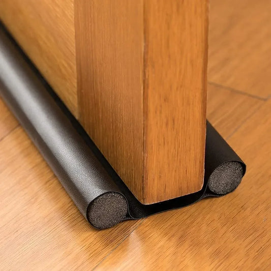 1x Windproof Seal Strip Draught Excluder Stopper Door Bottom Guard Double Protector Doorstop Dustproof Blocker Sealer Soundp…