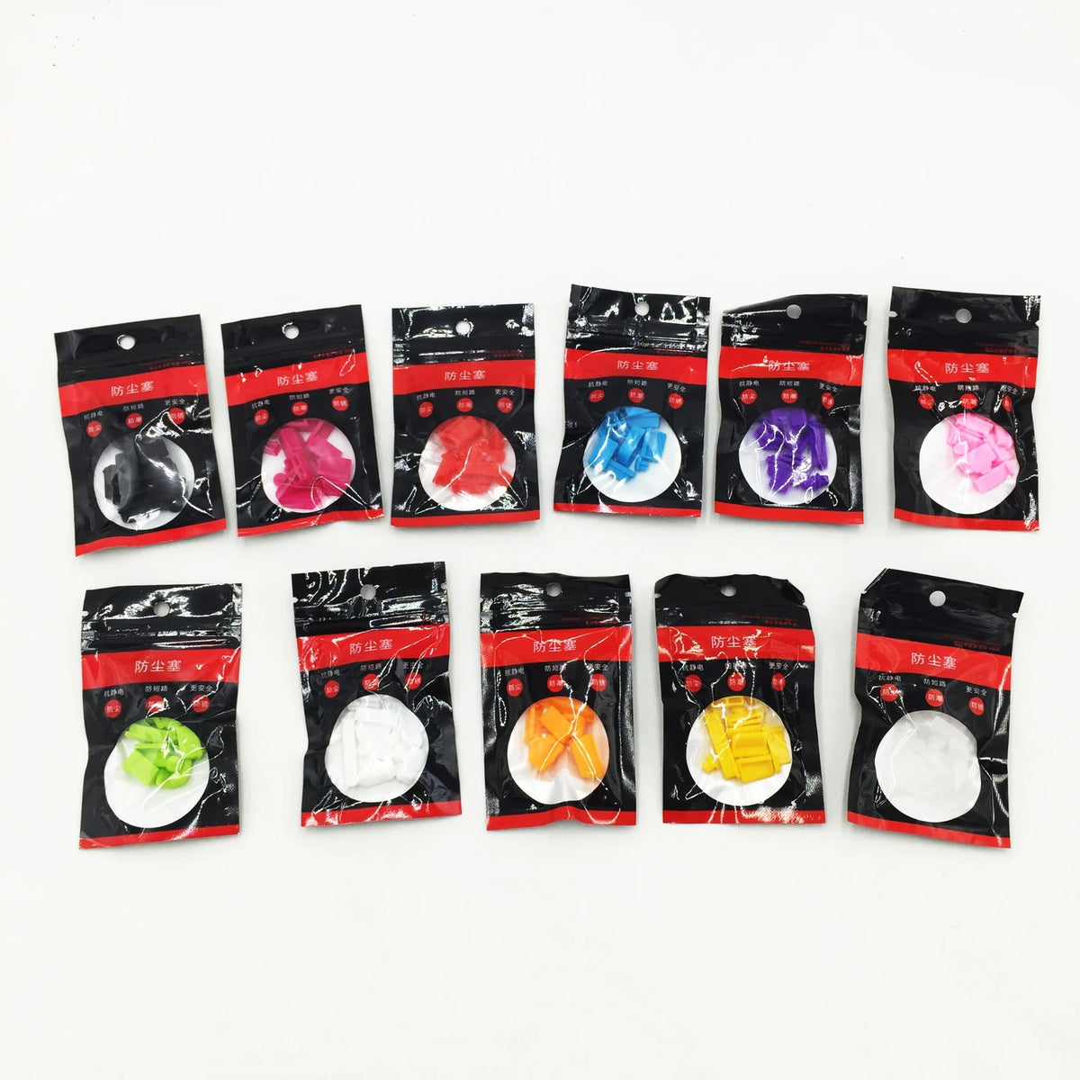 16Pcs/set Universal Anti Dustproof Notebook Port Plug Silicone Protector USB Elastic Laptop Computer Cover Stopper - image 6