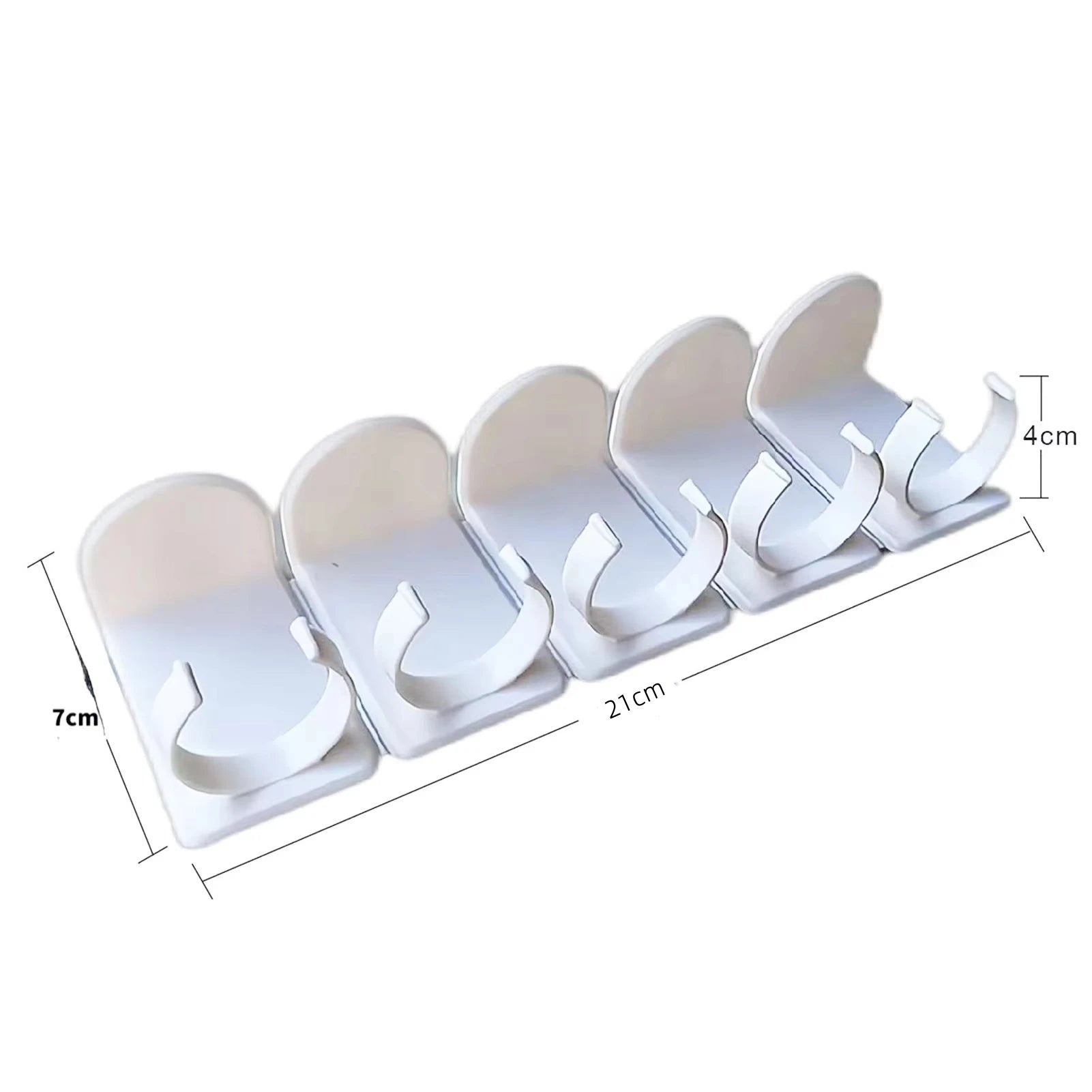 Wall Mounted Spice Bottle Storage Rack Kitchen Seasoning Holder Adhesive Plastic Clip Cabinet Door Spice Jar/Cosmetic Dispen…