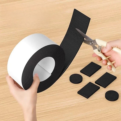 DIY Anti-slip Furniture Pads Mute Mats Bumper Damper Thick Non-Slip Pad Foot Cover Self Adhesive Table Chair Foot Protection…