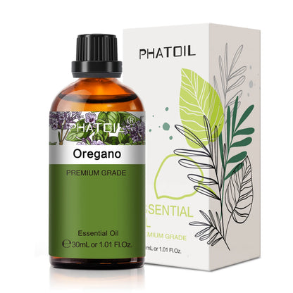 PHATOIL 1PCS Aromatherapy Essential Oil 30ml Lemon Eucalyptus Lavender Bergamot Jasmine Juniper Rose Vanilla Aroma Essential…