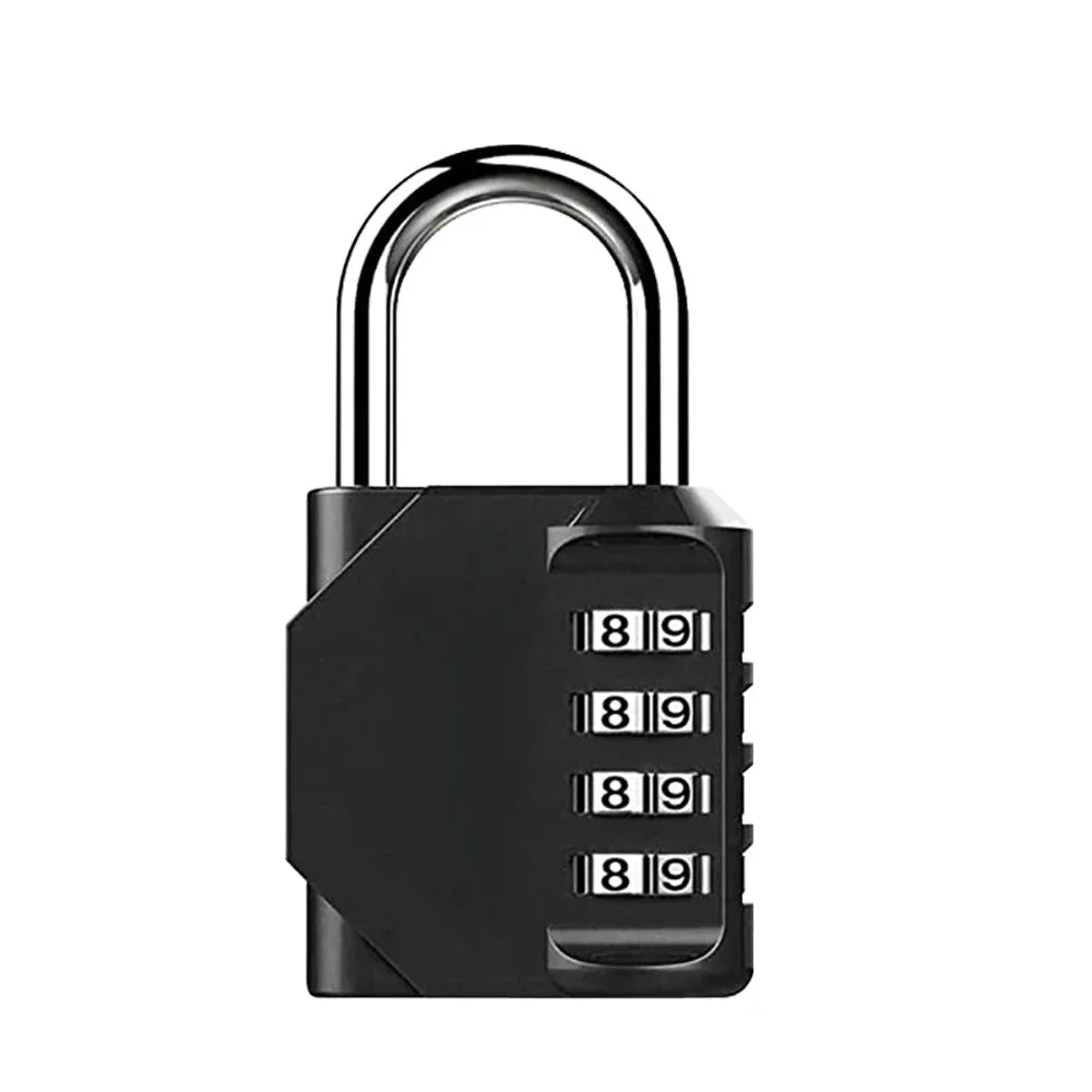 1pc Combination Lock Resettable 4 Digit Padlock with Combination Waterproof and Heavy Duty Combination Padlock Outdoor - ima…