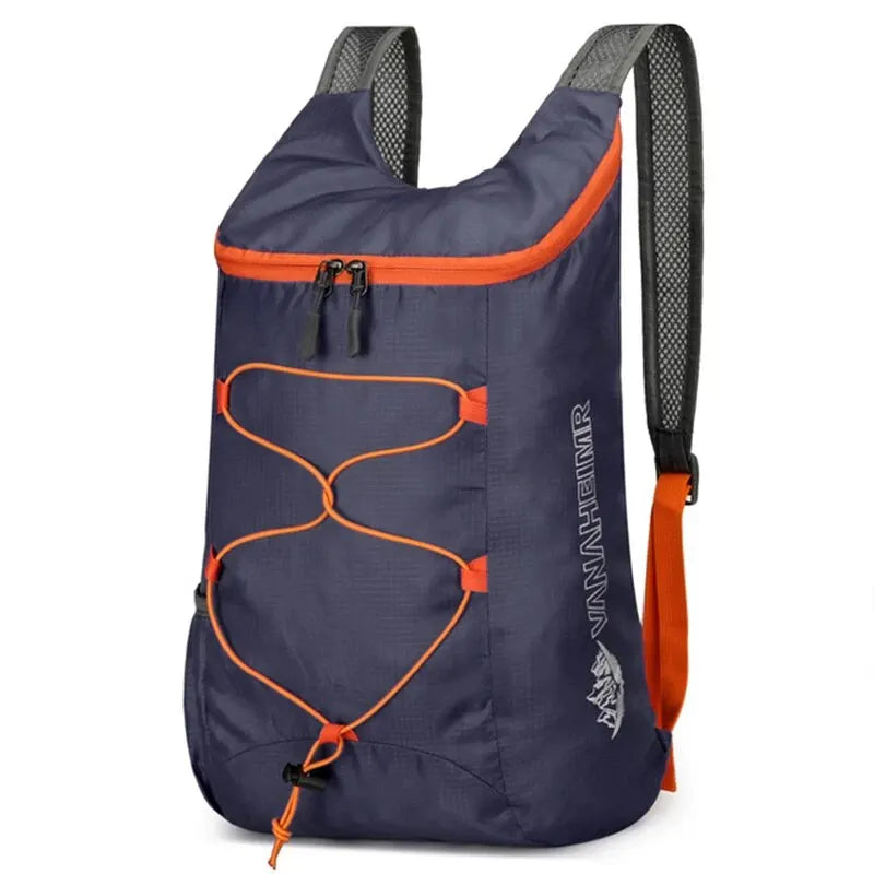 Multifunctional Outdoor Folding Backpack High Density Lightweight Waterproof Nylon Fabric Sports Bag for Camping Hiking Trav…