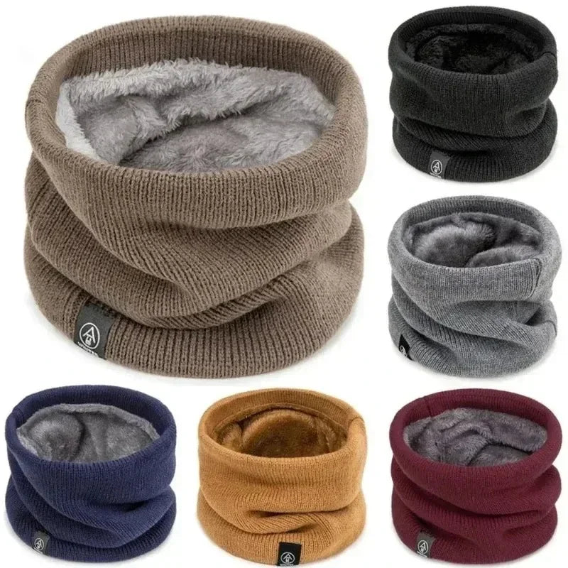 Knitted Neck Warmer Sports Scarf Fashion Soft Women Men Face Cover Winter Skating Running Hiking Scarves Thick Cold-proof Co…