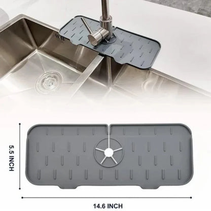 Silicone Mat Gourmet Faucet Kitchen Accessory Home Appliance Sponge Rack Kitchens Accessories Kitchen Sink Splash Guard for…