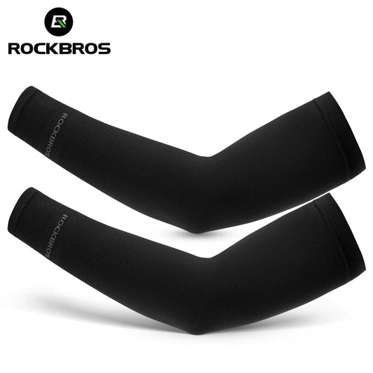 ROCKBROS Ice Silk Bicycle Sleeves Summer Breathable Cycling Arm Protection Outdoor Sun UV Protect Sports MTB Road Bike Sleev…