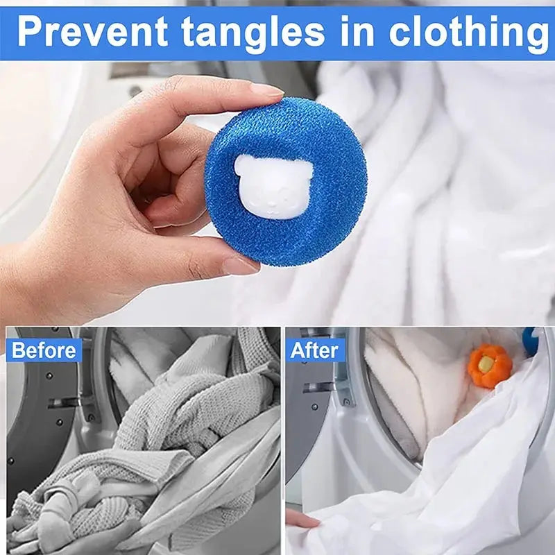 1-5pcs Pet Hair Remover Reusable Ball Laundry Washing Machine Filter Wool Sticker Cat Hair Remover Pet Fur Lint Catcher Home…
