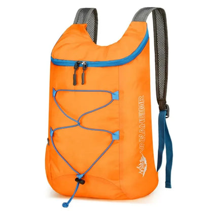 Multifunctional Outdoor Folding Backpack High Density Lightweight Waterproof Nylon Fabric Sports Bag for Camping Hiking Trav…