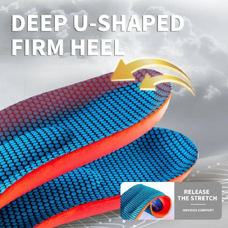 Sport Orthopedic Insoles for Feet Men Women EVA Breathable Shock Absorption Shoes Insole for Running Basketball Sport Care P…