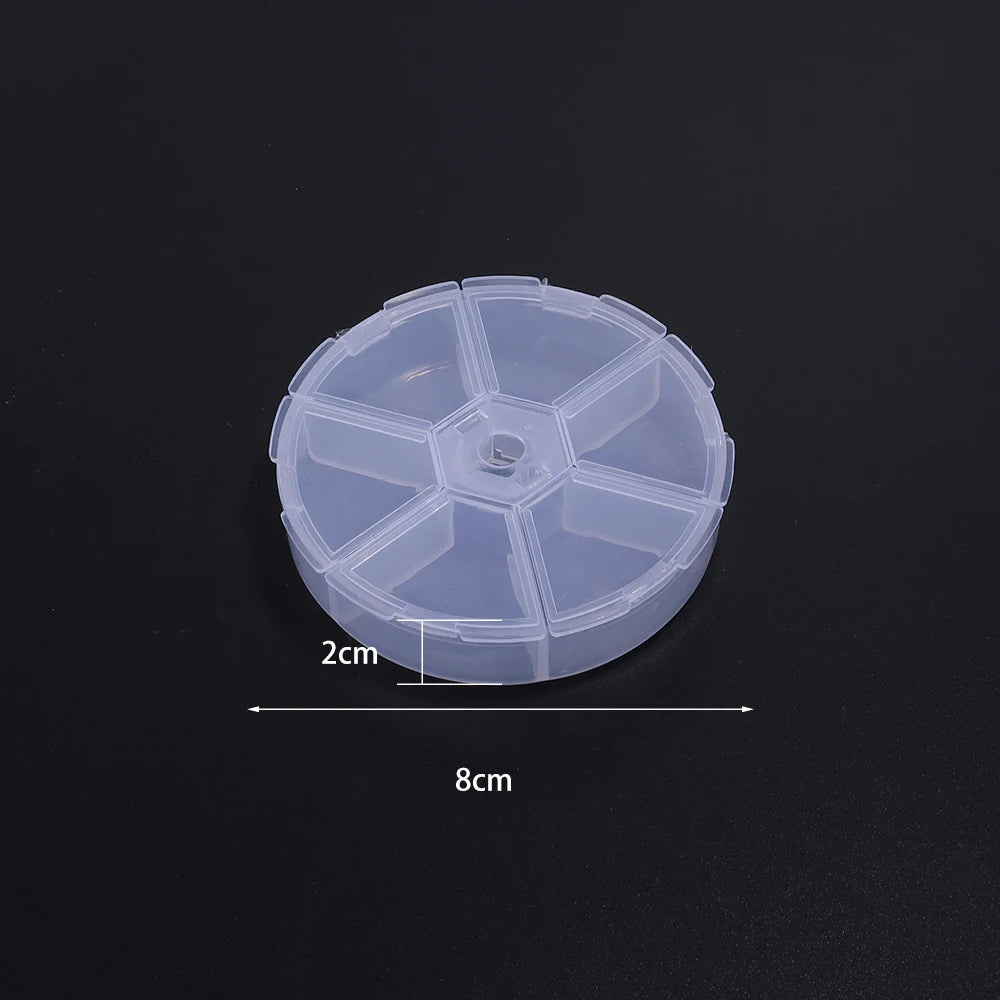 1 Pc Plastic Jewelry Box 5-28 Compartment Slot Organizer Storage Beads Container Adjustable Jewelry Storage Box Rectangle Ca…