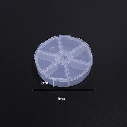 1 Pc Plastic Jewelry Box 5-28 Compartment Slot Organizer Storage Beads Container Adjustable Jewelry Storage Box Rectangle Ca…